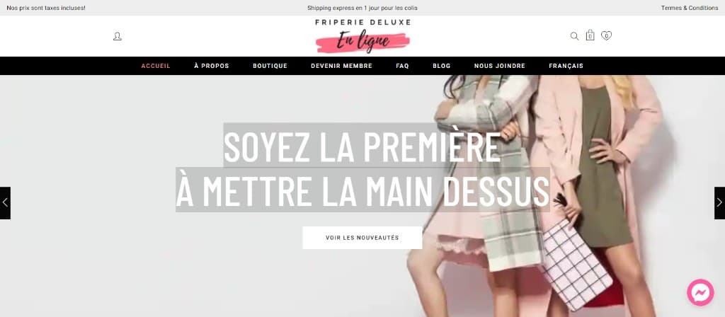 Friperie Deluxe En ligne