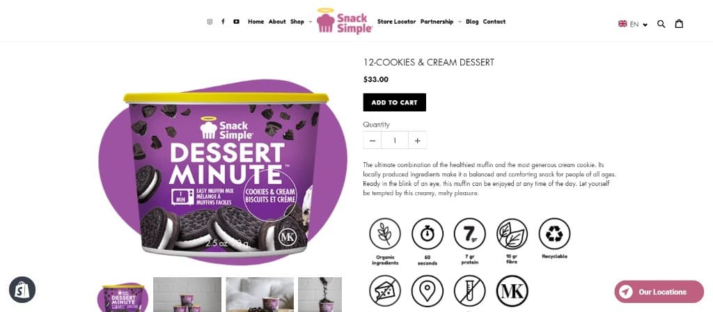 Snack Simple E-commerce